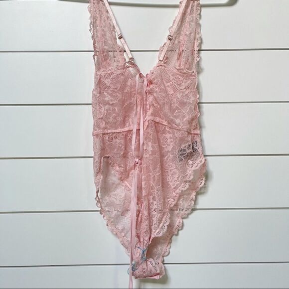 NWOT ASOS Lace bodysuit With Lace Up Back size 6 - Picture 11 of 11